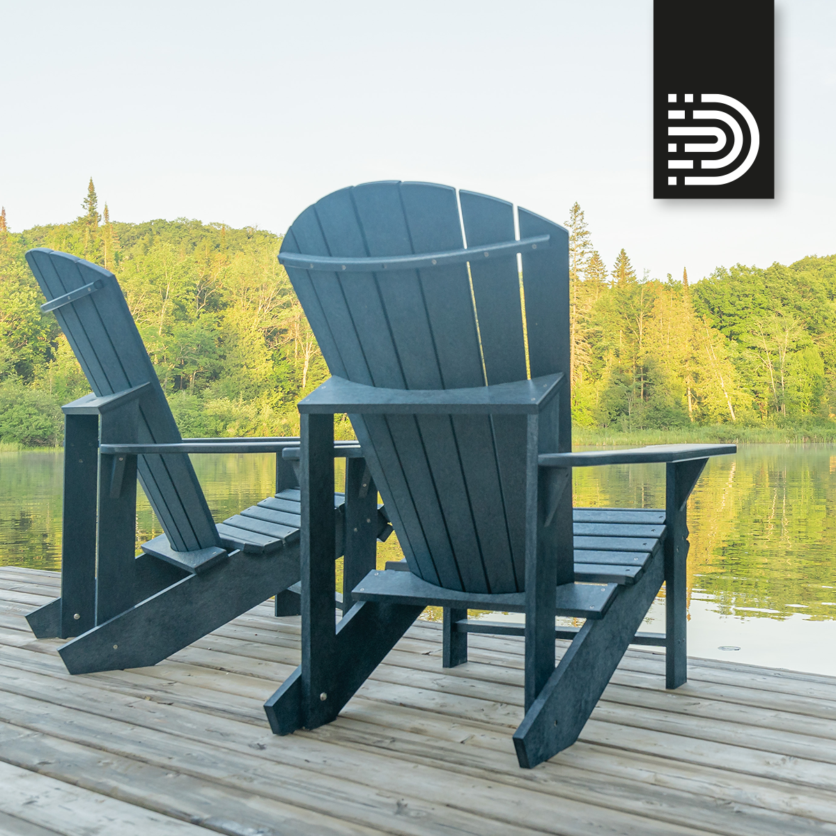  C01 Classic Adirondack Chair - navy blue 20