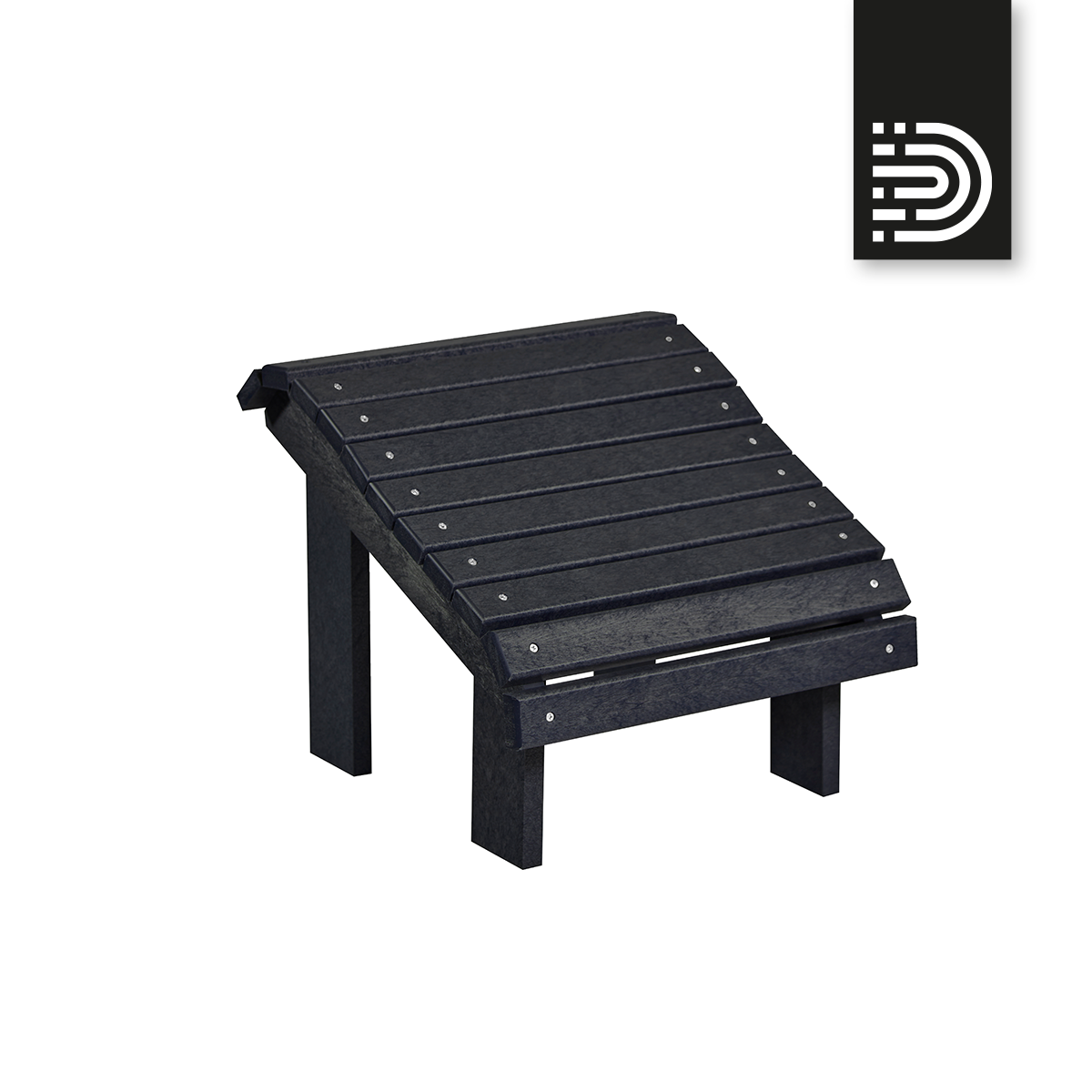 F04-14 Premium Footstool - black