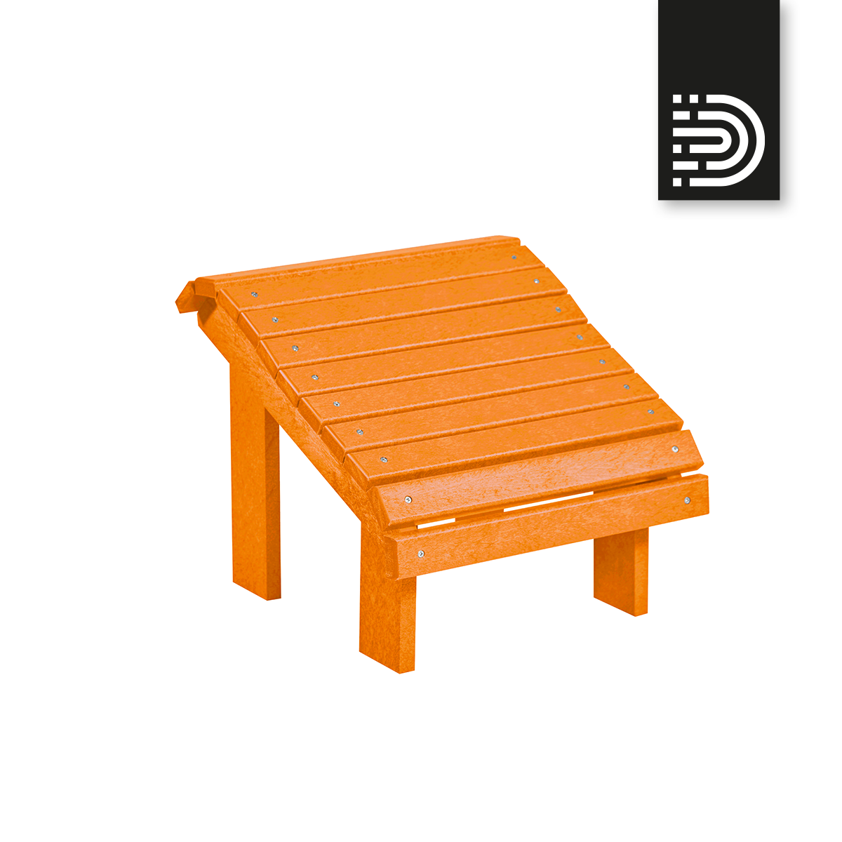 F04-13 Premium Footstool - Orange